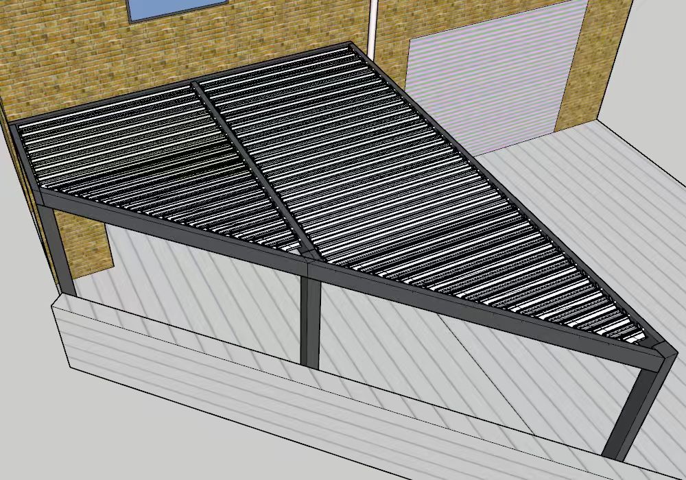 Attached Pergola Designs