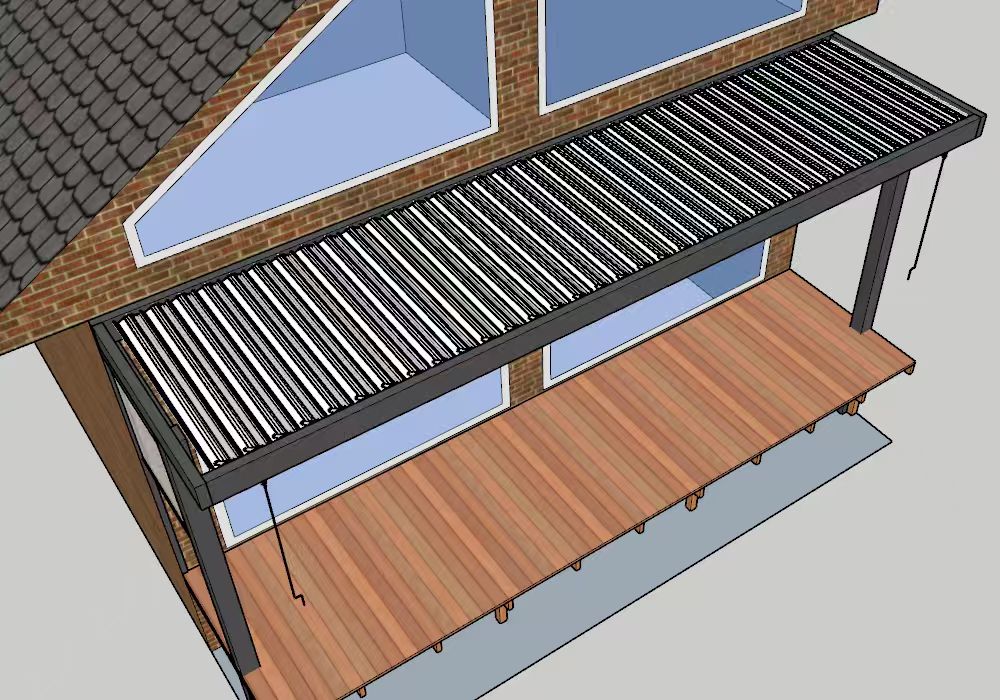 Attached Pergola Designs